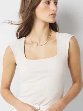 WHBM FORME™ All Ways Stretch Square‑Neck Sleek Tank XL — NWT